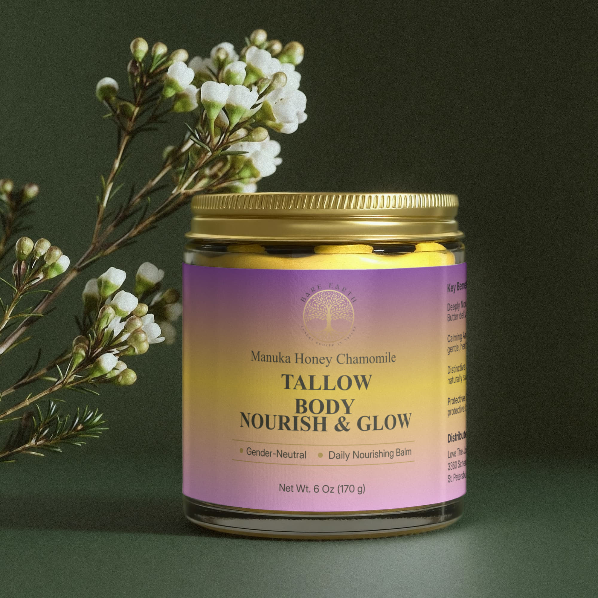 Manuka Honey Chamomile Tallow Body Balm