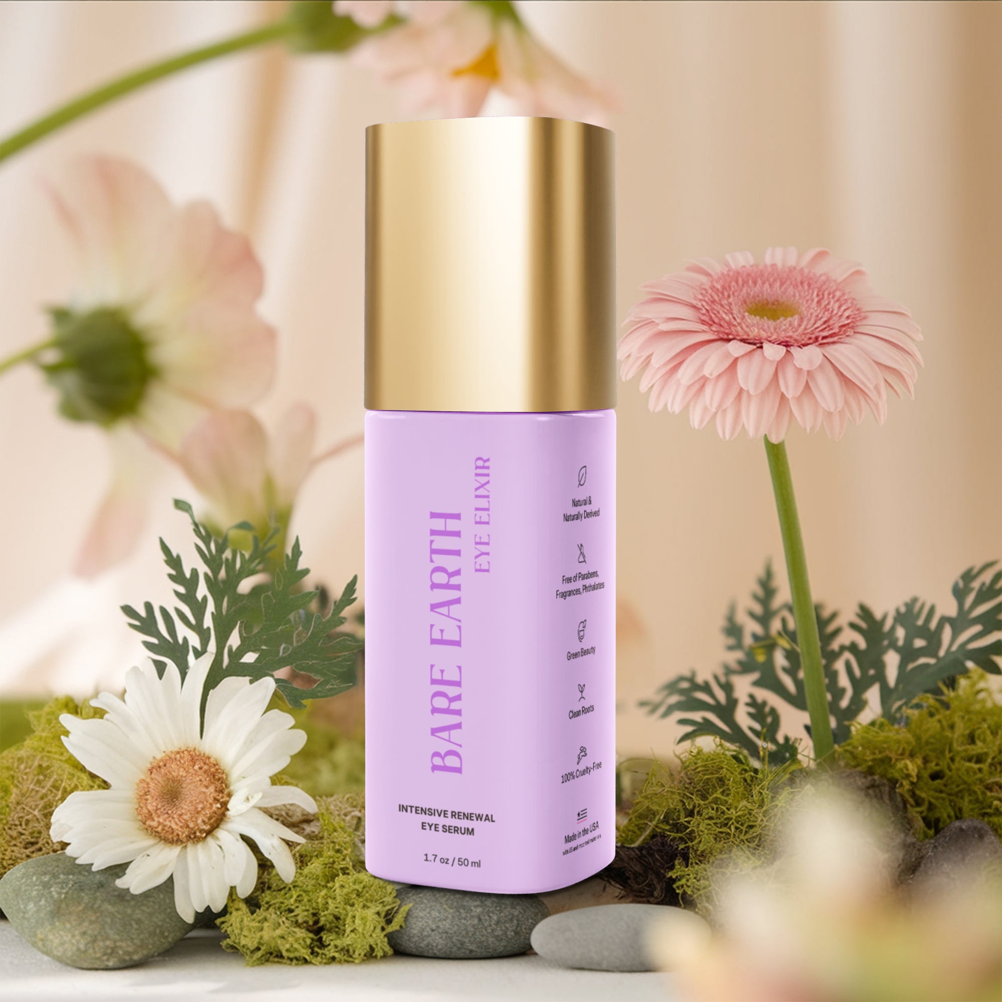 Brighten+Firm Eye Serum: Intensive Renewal Gold Cap