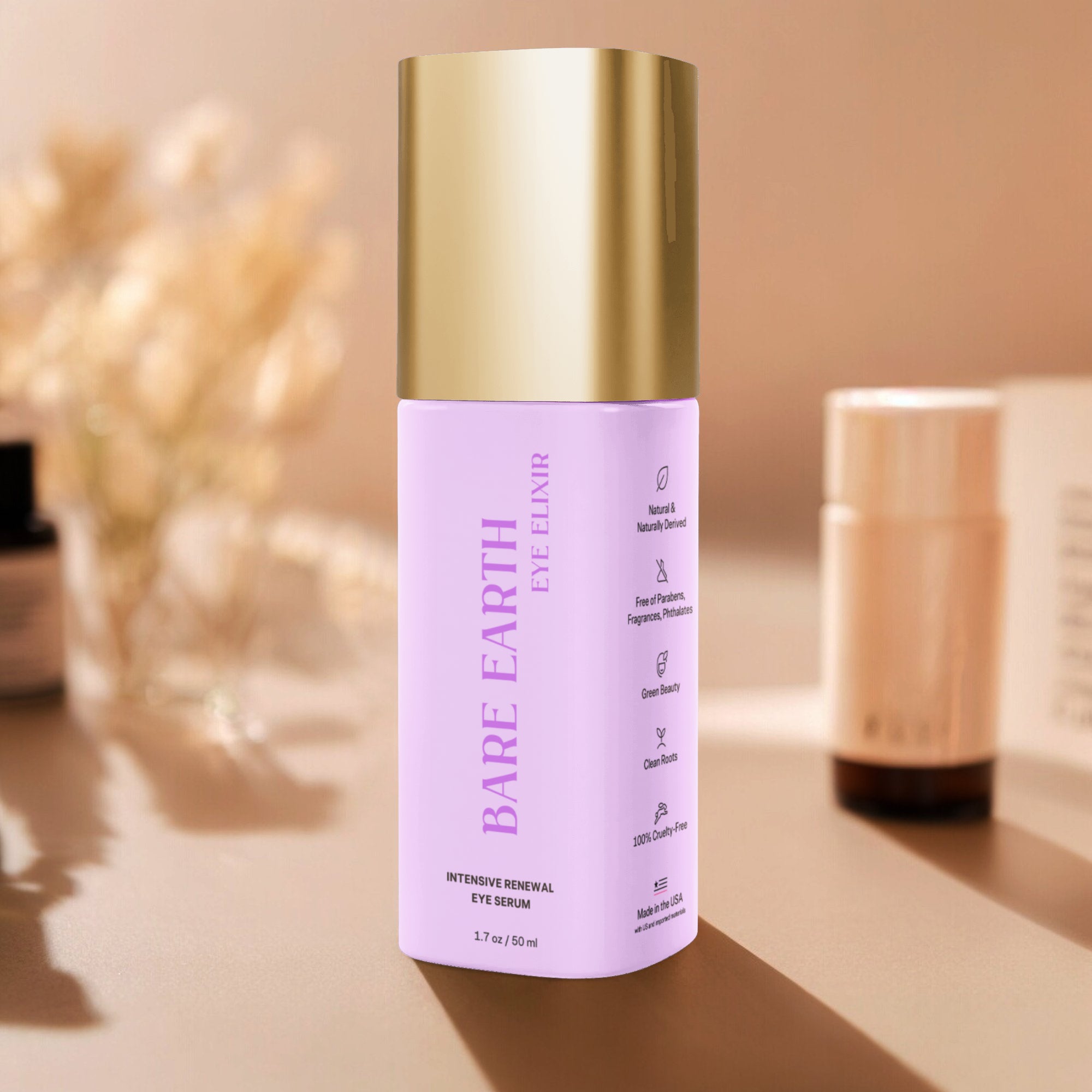 Brighten+Firm Eye Serum: Intensive Renewal Gold Cap