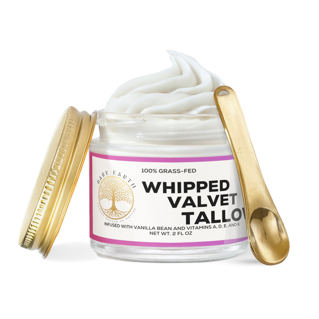 Whipped Grass-Fed Tallow Balm with Vanilla Bean