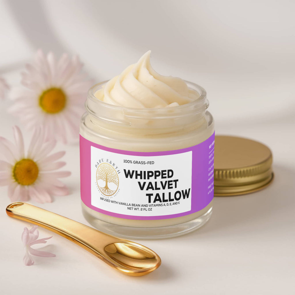 Whipped Grass-Fed Tallow Balm with Vanilla Bean