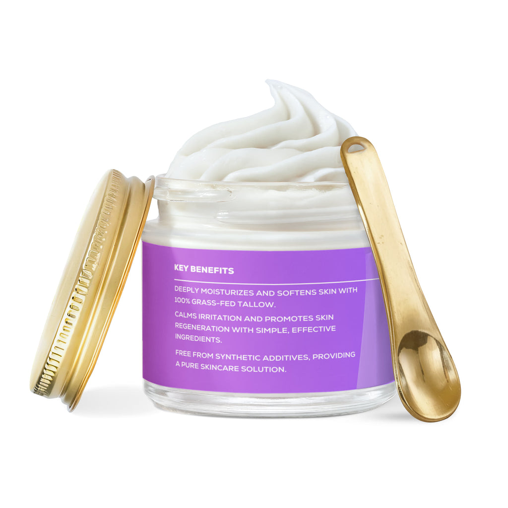 Whipped Grass-Fed Tallow Balm with Vanilla Bean